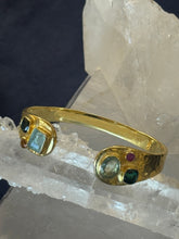 Load image into Gallery viewer, Multi stone love cuff
