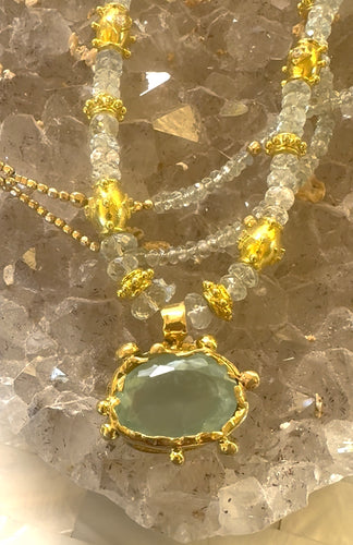 Dream of aquamarine 18k