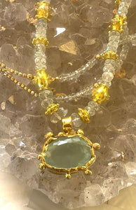Dream of aquamarine 18k