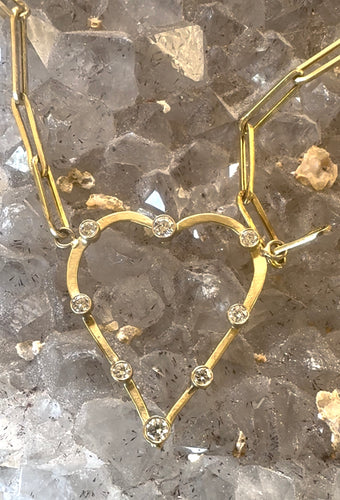 Open heart 18k