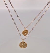 Load image into Gallery viewer, Topaz Coin Necklace