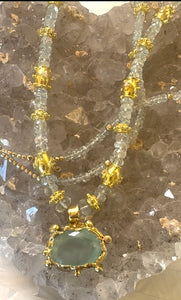 Dream of aquamarine 18k