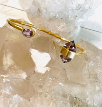 Load image into Gallery viewer, Amethyst cuff