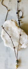 Load image into Gallery viewer, Tahitian Pearl and South Sea Golden Pearl Necklace
