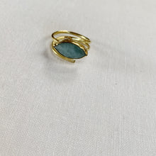 Load image into Gallery viewer, GOLD AQUA RING