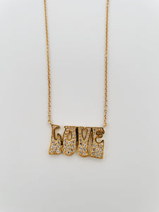 LOVE Topaz Necklace